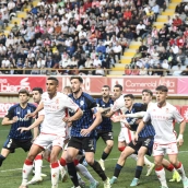 Imagen del último partido entre la Cultural y la  Ponferradina | Cultural Leonesa-Ponferradina, algo más que un derbi en el Reino de León (domingo, 17:30 horas)
