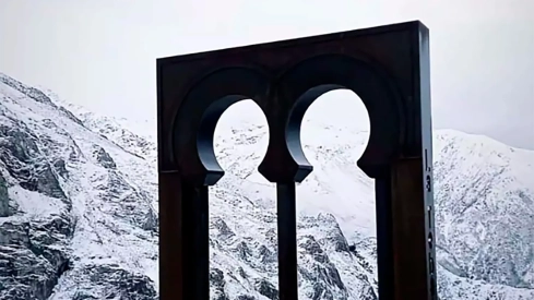 Nieve en la Tebaida Berciana