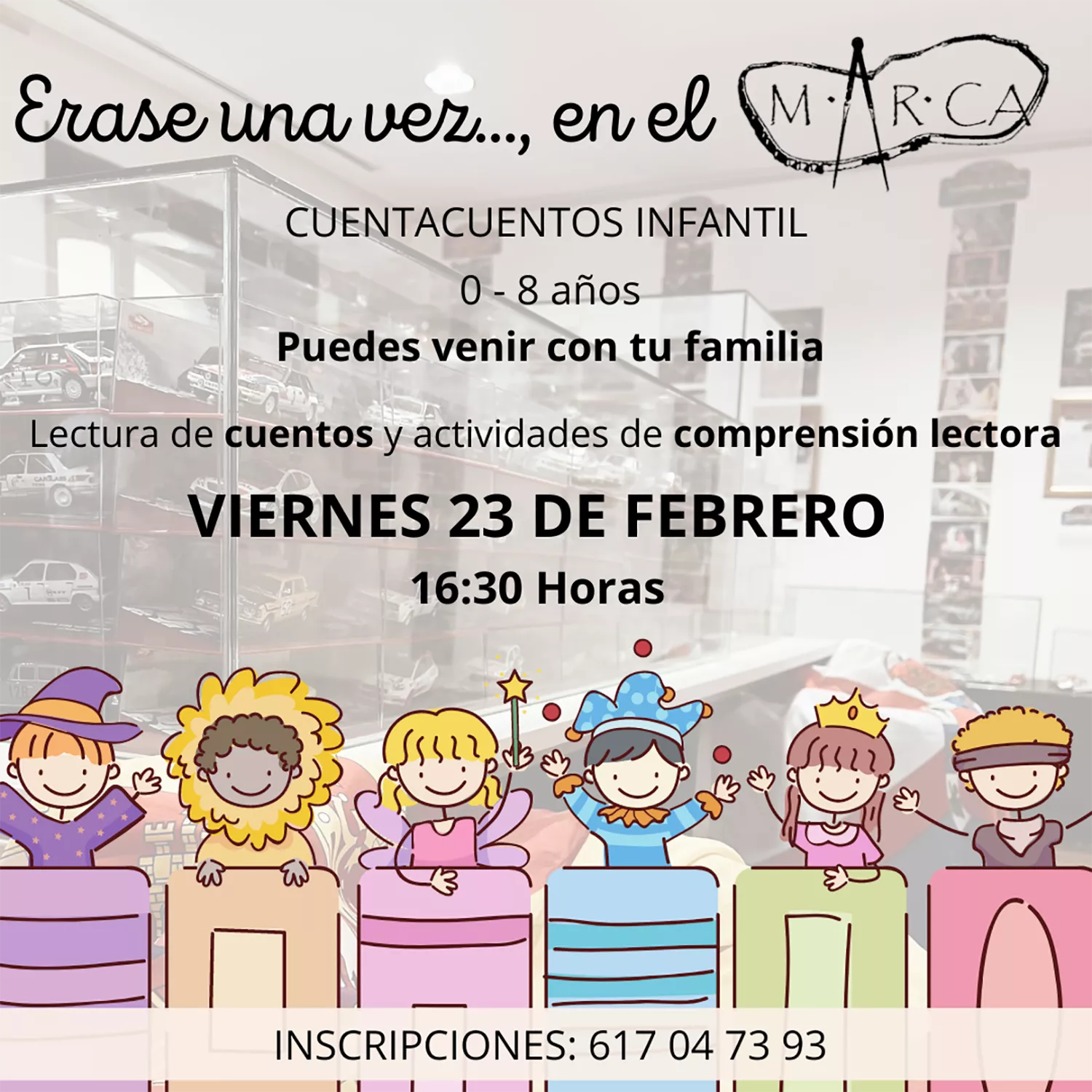 Taller de lectura infantil M.AR.CA de Cacabelos