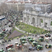 Tractorada en Madrid