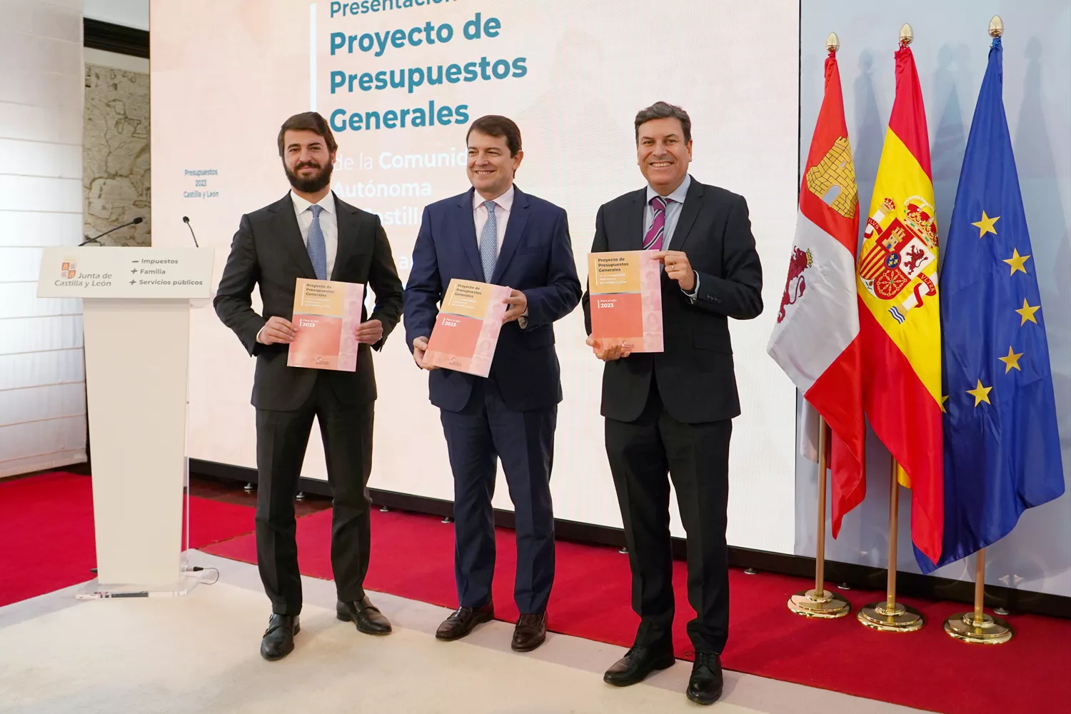 Presentación de los presupuestos de Castilla y León de 2023