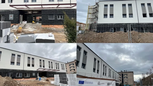 Avance de las obras en el futuro colegio mayor de Ponferrada