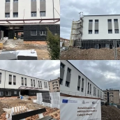Avance de las obras en el futuro colegio mayor de Ponferrada