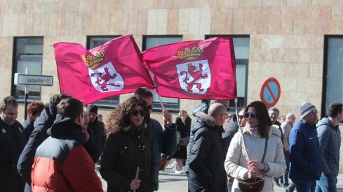 Tractorada convocada por las OPAS en León