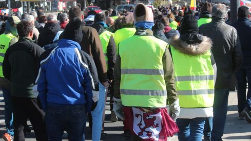 Tractorada convocada por las OPAS en León