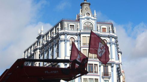 Tractorada convocada por las OPAS en León