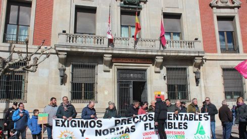 Tractorada convocada por las OPAS en León