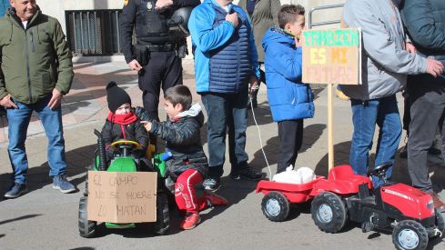 Tractorada convocada por las OPAS en León