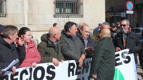 Tractorada convocada por las OPAS en León