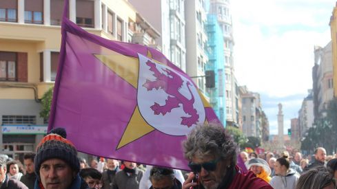 Tractorada convocada por las OPAS en León
