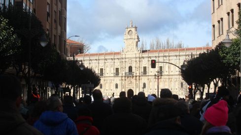 Tractorada convocada por las OPAS en León