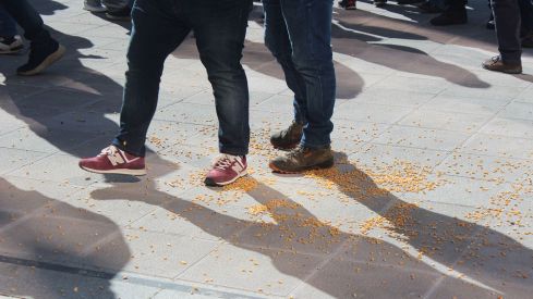 Tractorada convocada por las OPAS en León
