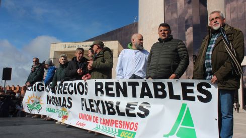 Tractorada convocada por las OPAS en León