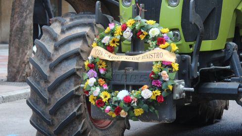 Tractorada convocada por las OPAS en León