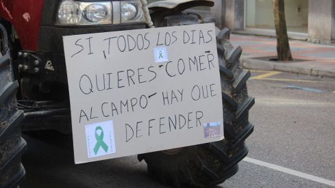 Tractorada convocada por las OPAS en León