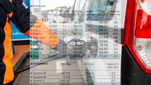 León fue la provincia de la Comunidad que más carburante consumió en 2023