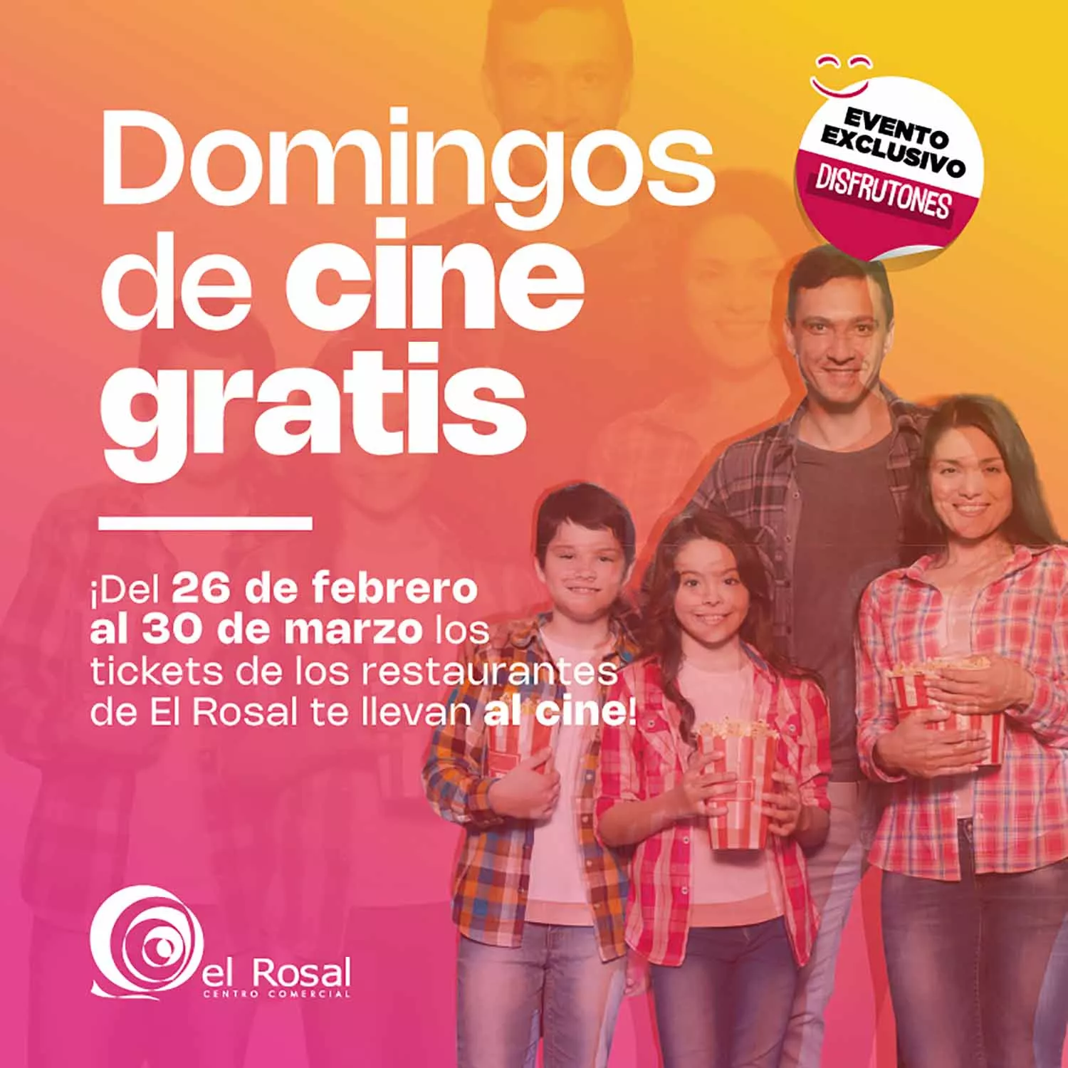 El Rosal de Ponferrada te invita al Cine gratis los domingos