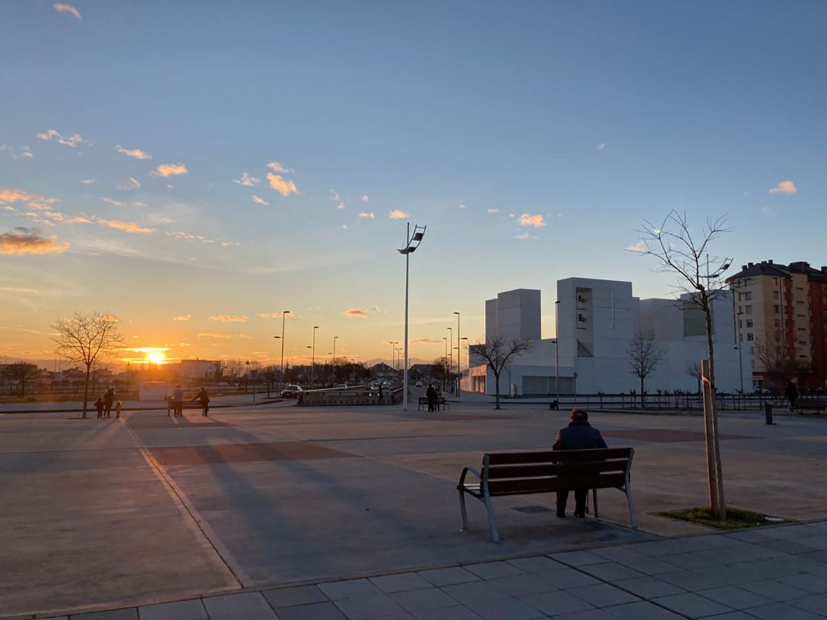 frio atardecer invierno rosaleda ponferrada (1)