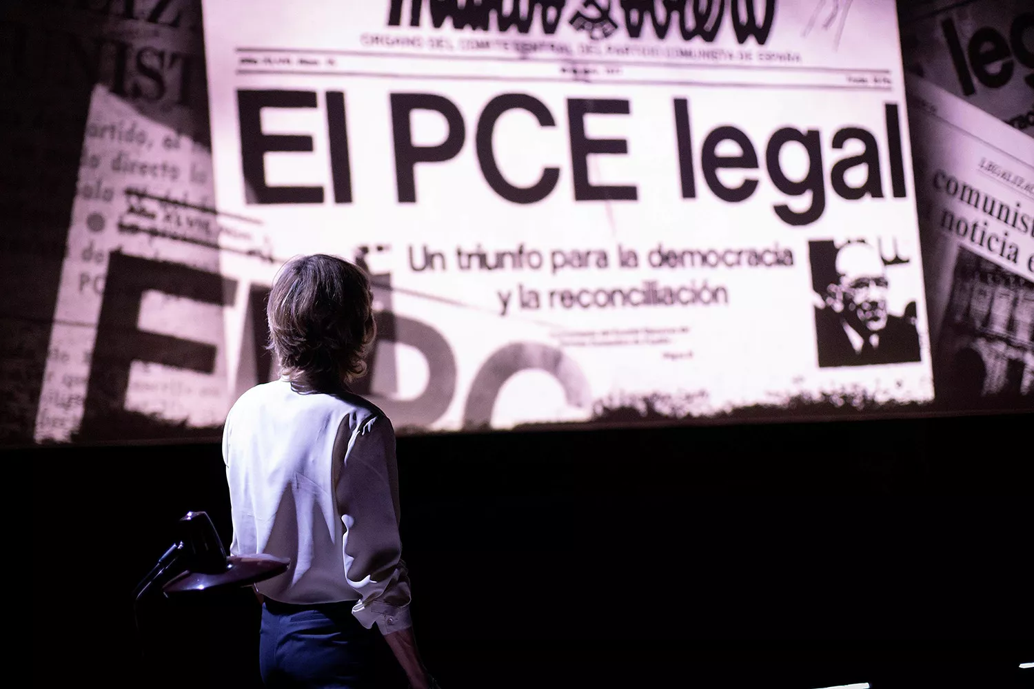 La vida de Carmen Díez de Rivera a escena en el Bergidum de Ponferrada.