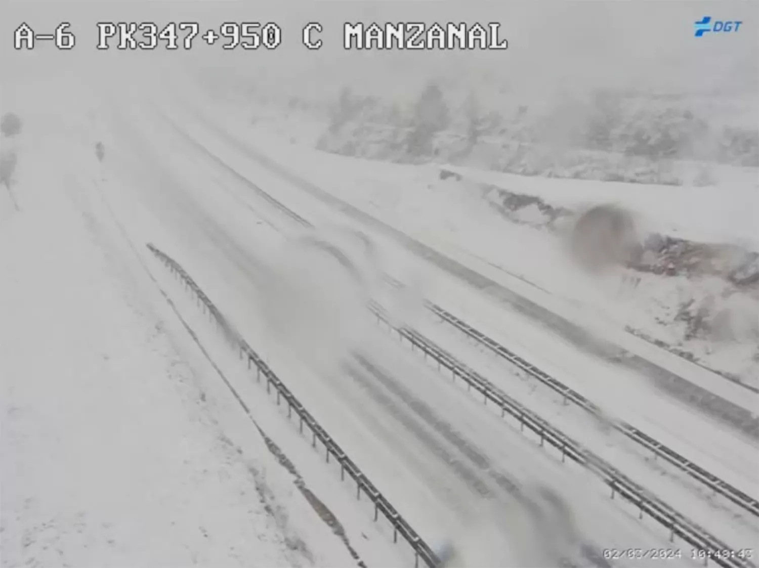 Circulación A6 en El Manzanal Circulación A6 en El Manzanal