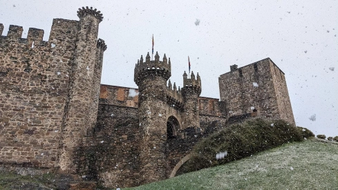 Nieve en el Castillo. Nieve en el Castillo.