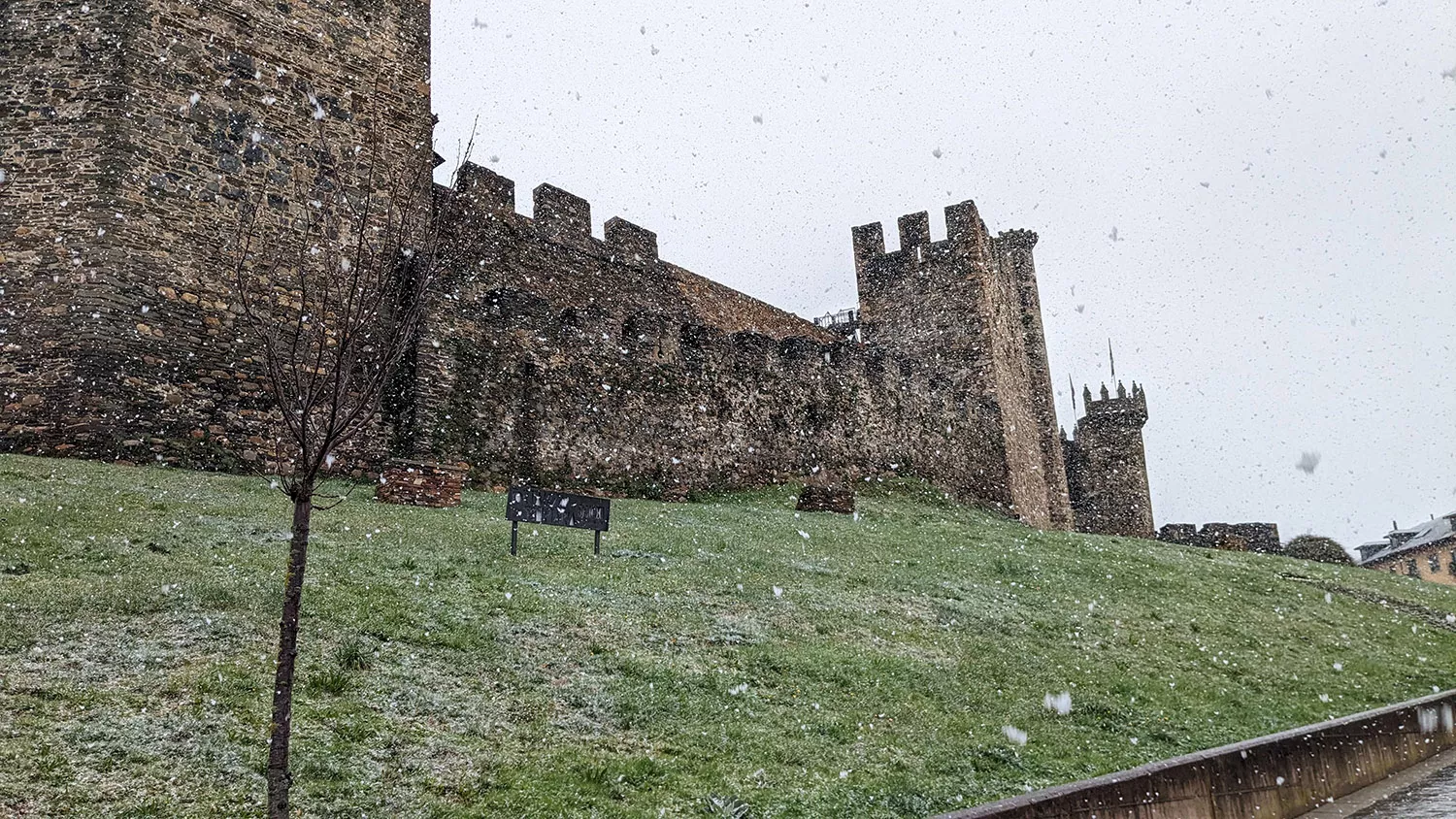 Nieve en el Castillo Nieve en el Castillo