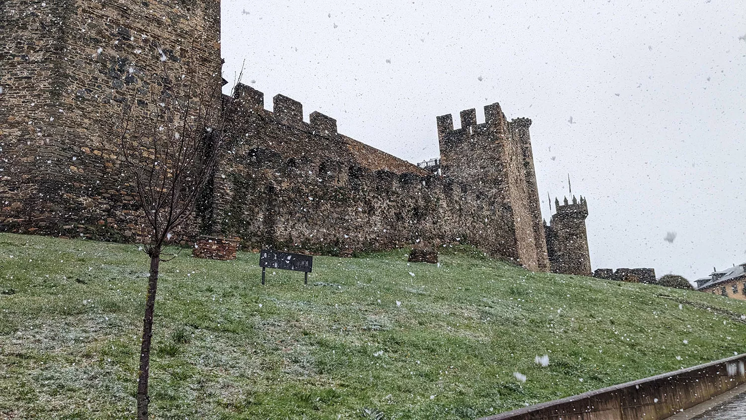 Nieve en el Castillo
