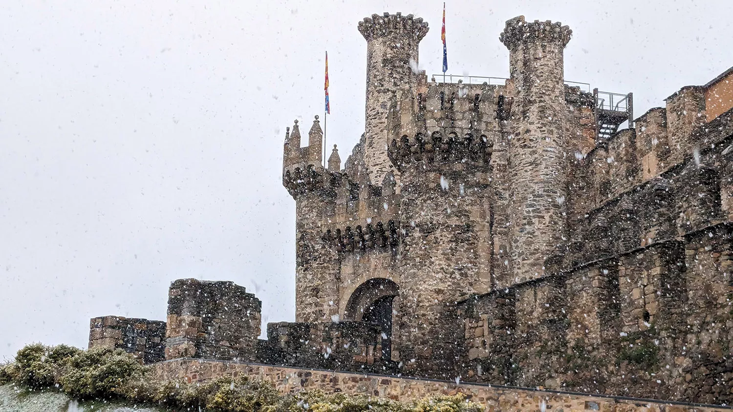Nieve en el Castillo..