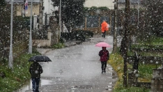 La borrasca Herminia trae avisos por fuertes vientos y nevadas que descenderán hasta cotas de 700 metros en El Bierzo y Laciana
