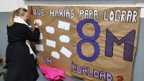 El Campus de Ponferrada se une a la conmemoración del 8M con "el objetivo de sembrar la semilla del cambio"