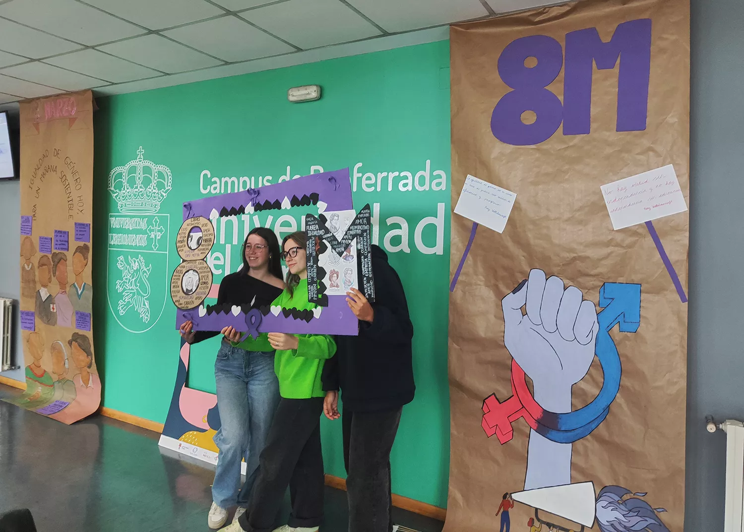 El Campus de Ponferrada se una a la conmemoración del 8M con "el objetivo de sembrar la semilla del cambio"