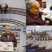 La obra que nadie se atrevía a hacer en Ponferrada y Alfredo Carballo llevó adelante: el 'esqueleto' del puente García Ojeda