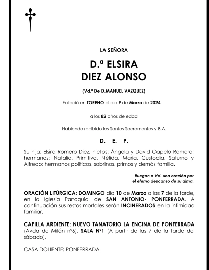 ELSIRA DIEZ ALONSO
