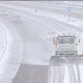 El tiempo en alerta roja por nieve