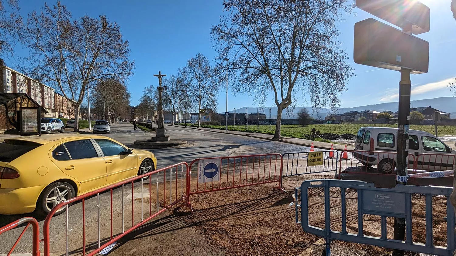 Arreglada la tubería rota en Ponferrada y rehabilitado el abastecimiento de agua en las zonas afectadas (3