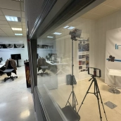 Una parte de las oficinas de InfoBierzo en Ponferrada