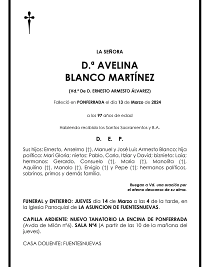 AVELINA BLANCO MARTINEZ