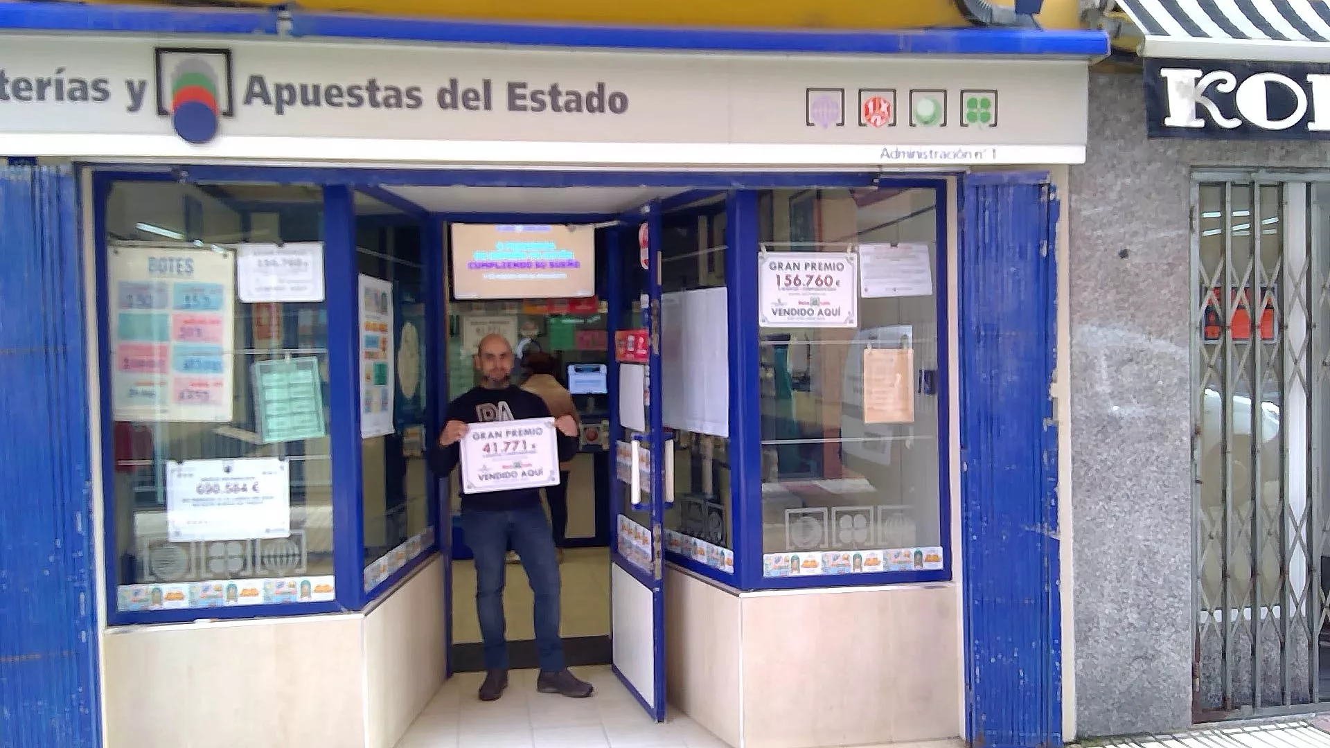 Caen 41.000 de la Bonoloto en Bembibre. Caen 41.000 de la Bonoloto en Bembibre.