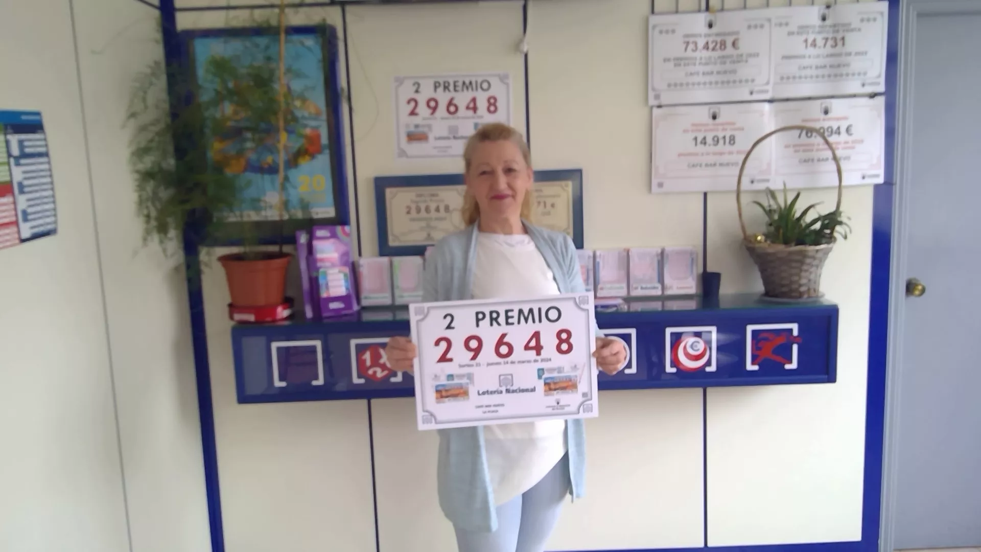 Segundo premio Lotería Nacional en La Placa (Ponferrada) (1) Segundo premio Lotería Nacional en La Placa (Ponferrada) (1)