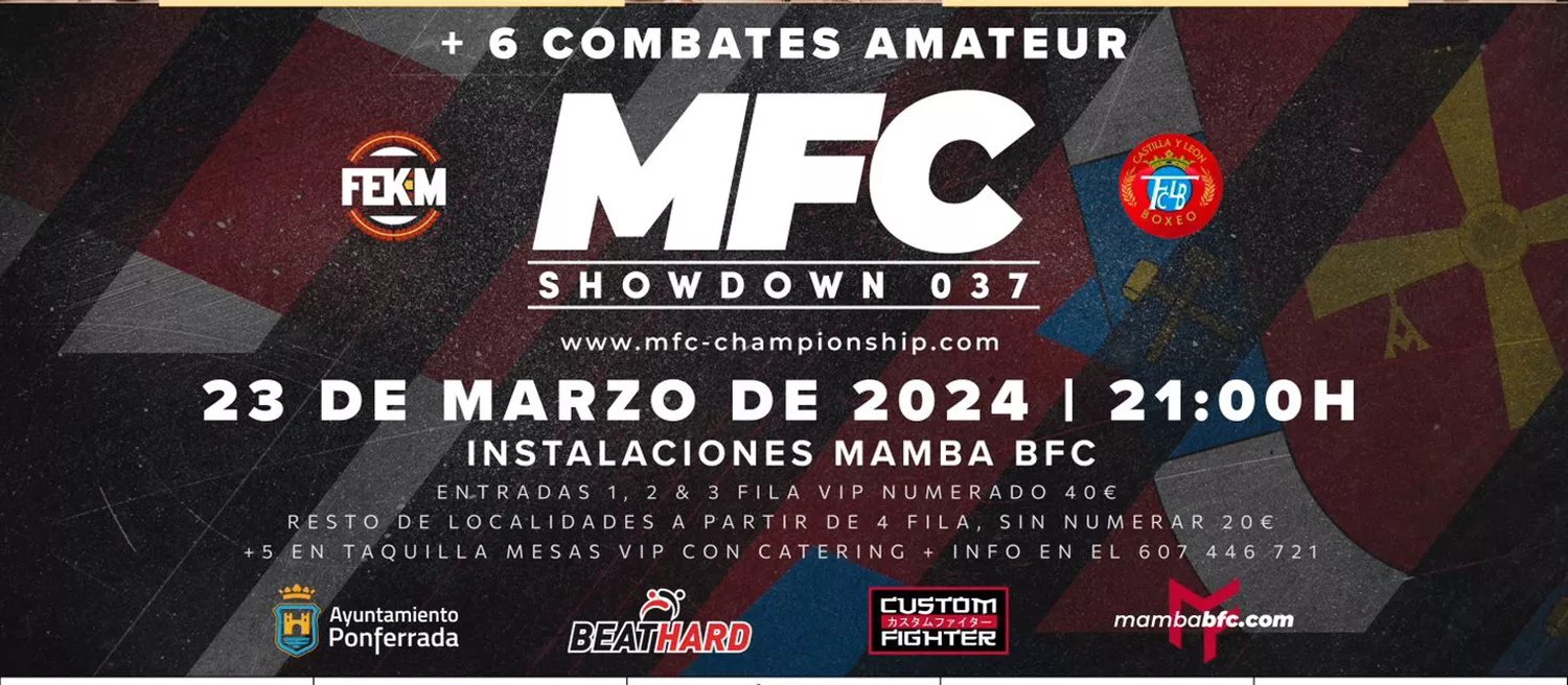 Mamba Fight Club de Ponferrada prepara una gran velada de deportes de lucha este sábado