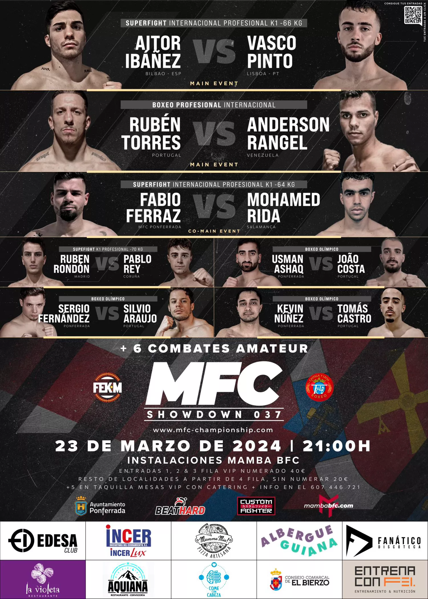 Mamba Fight Club de Ponferrada prepara una gran velada de deportes de lucha este sábado Mamba Fight Club de Ponferrada prepara una gran velada de deportes de lucha este sábado