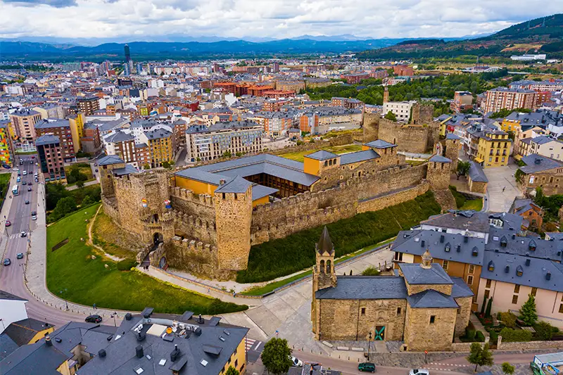 Imagen del Castillo de Ponferrada