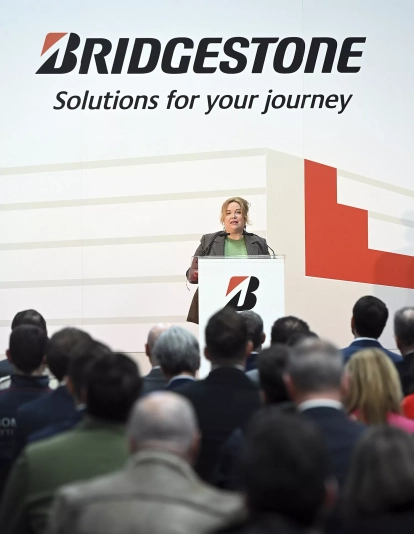 Inauguración del Centro Logístico de Bridgestone en Burgos