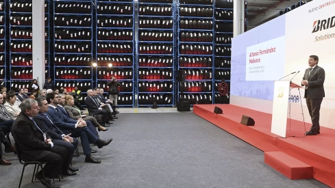 Inauguración del Centro Logístico de Bridgestone en Burgos
