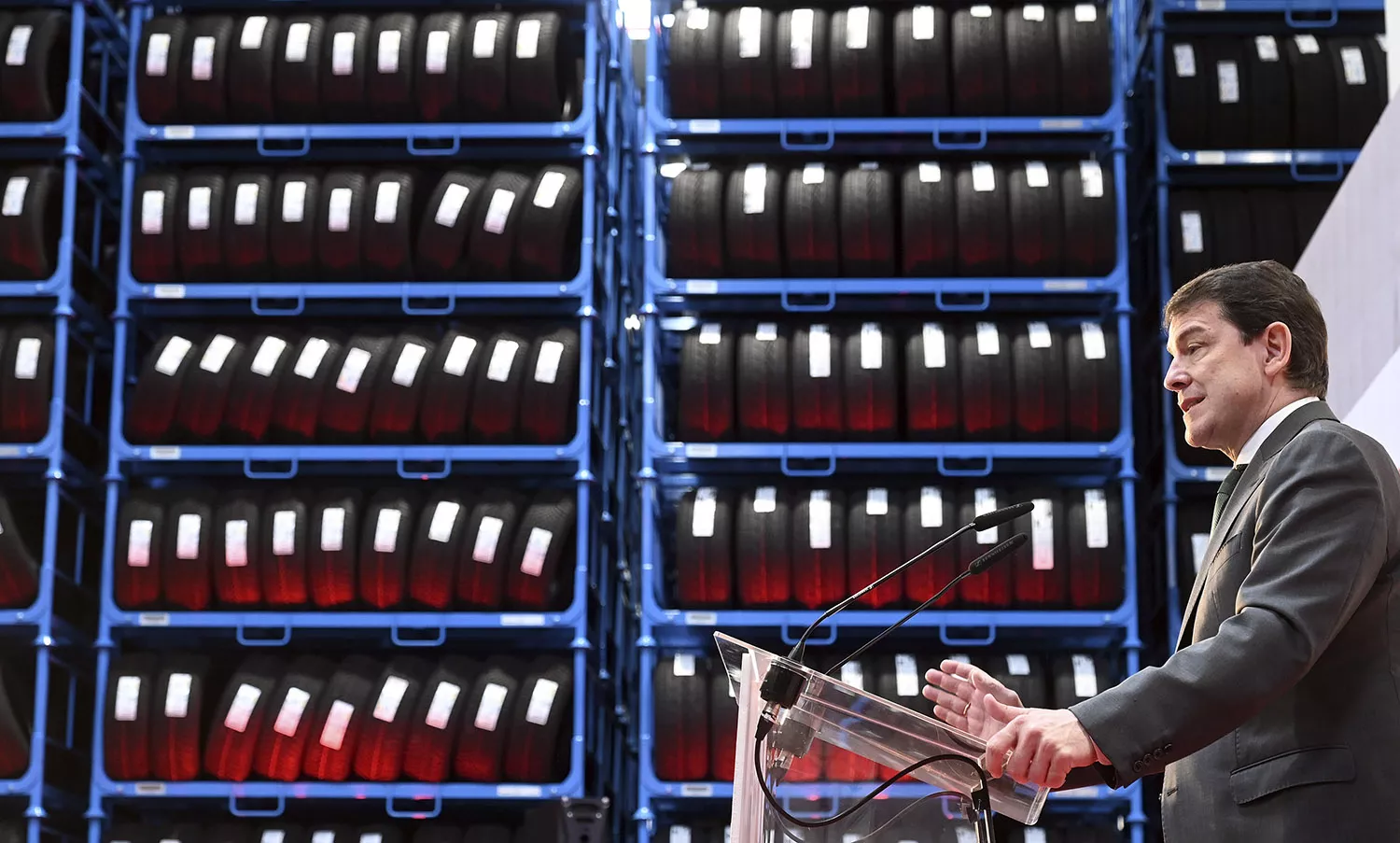 Inauguración del Centro Logístico de Bridgestone en Burgos