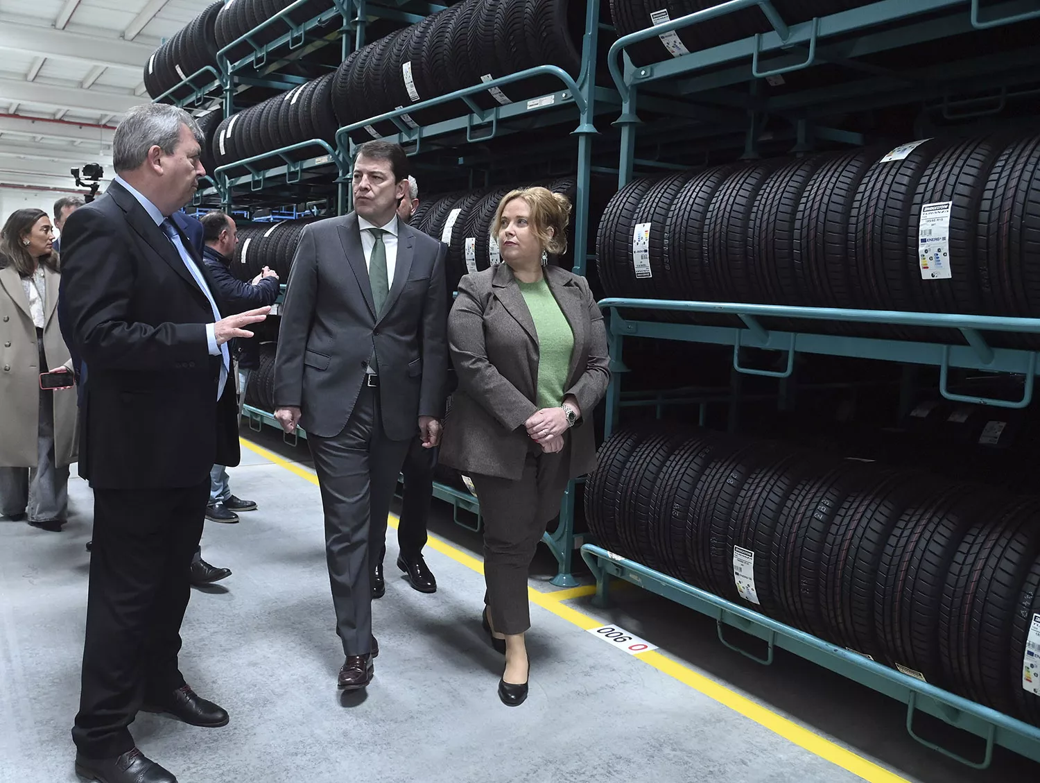 Inauguración del Centro Logístico de Bridgestone en Burgos