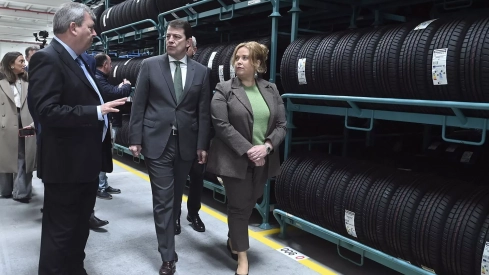 Inauguración del Centro Logístico de Bridgestone en Burgos