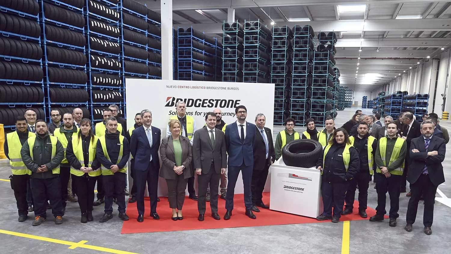 Inauguración del Centro Logístico de Bridgestone en Burgos