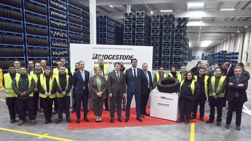Inauguración del Centro Logístico de Bridgestone en Burgos