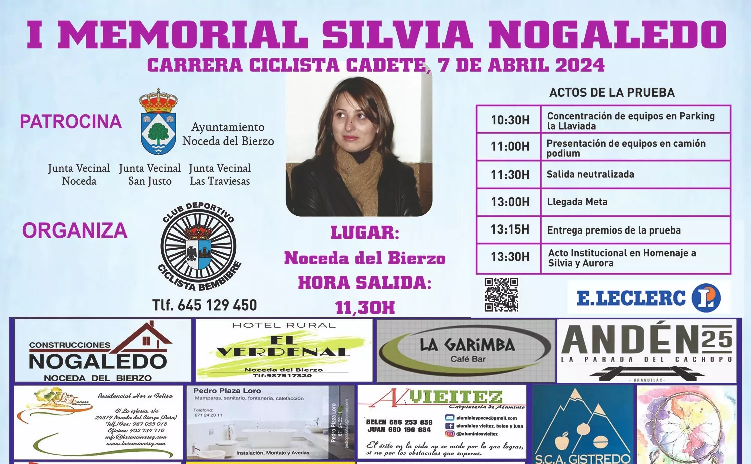 Cartel I Memorial Silvia Nogaledo.